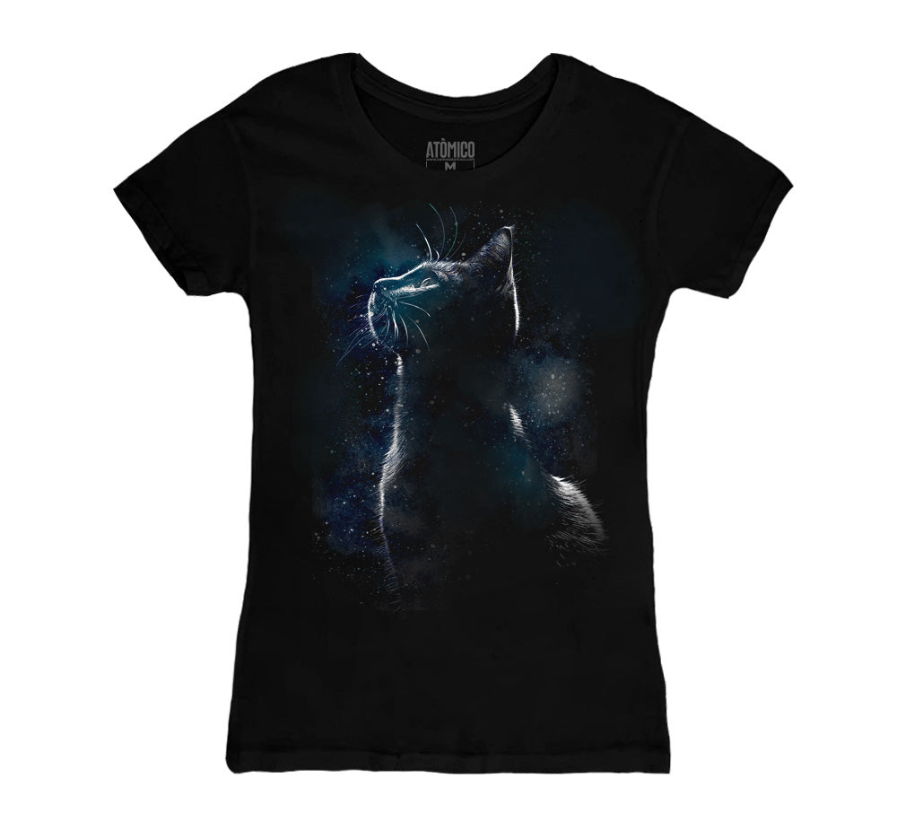 Félicette, gatito de las estrellas - Playera DAMA